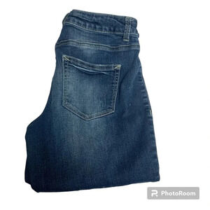 Maurice’s size small regular length jeans slight leg distrsssung